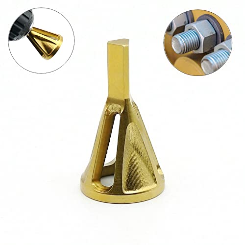 1PCS High-Quality Stainless Steel Drill Chuck Deburring & External Chamfer Tool - Efficient Burr Remover for Drill Bits | Perfect for Metalworking, Woodworking & DIY Projects