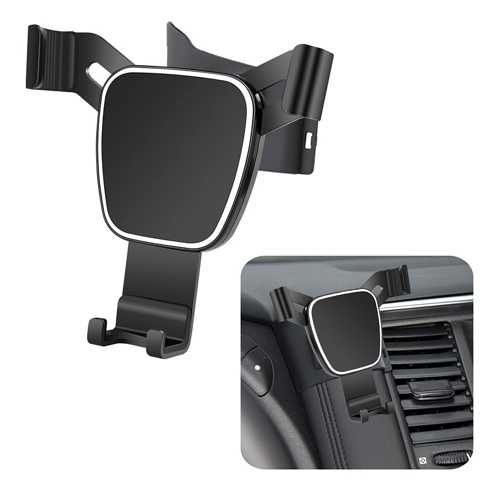 Musttrue Universal Car Phone Holder Mount - Compatible with 2017-2020 Nissan Armada & Most Vehicles, Dashboard/Windshield/AC Vent Phone Mount for Safe Driving & GPS Navigation (Black) - Perfect for Commuting, Road Trips & Hands-Free Calling