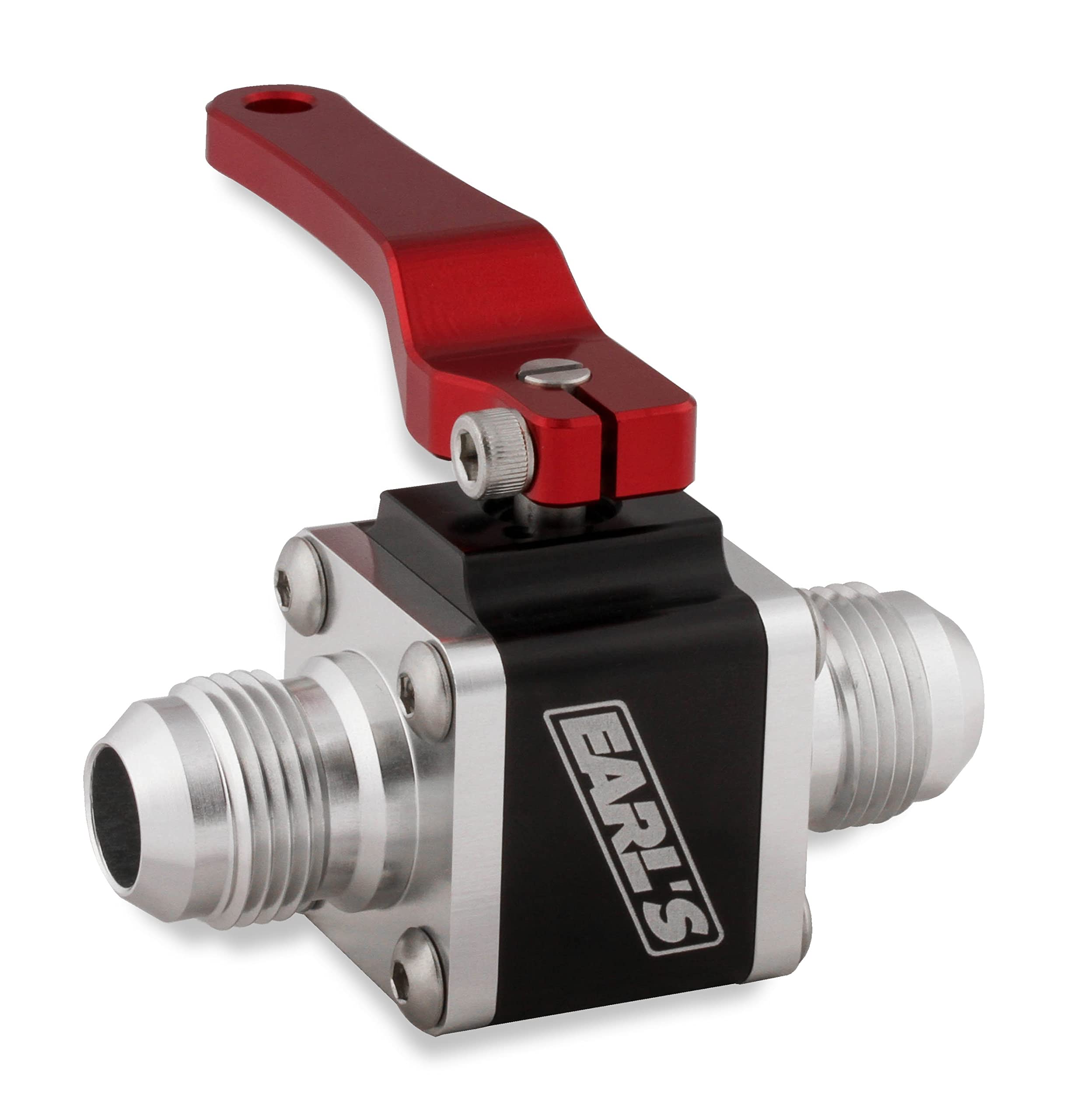 Earl's 230510ERL UltraPro AN-10 Male to Male Ball Valve - High Performance Fuel & Oil Flow Control for Racing, Automotive & Marine Applications