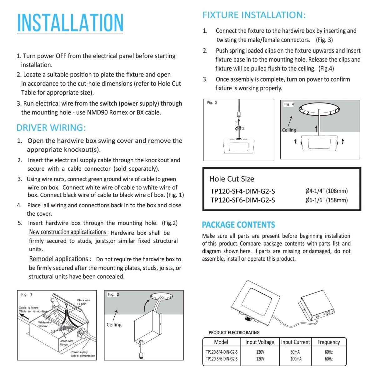 9W LED Slim Recessed Ceiling Light Panel - Adjustable CCT (2700K-5000K) with Junction Box, Square Shape - Perfect for Kitchen, Bathroom, Bedroom & Office Lighting