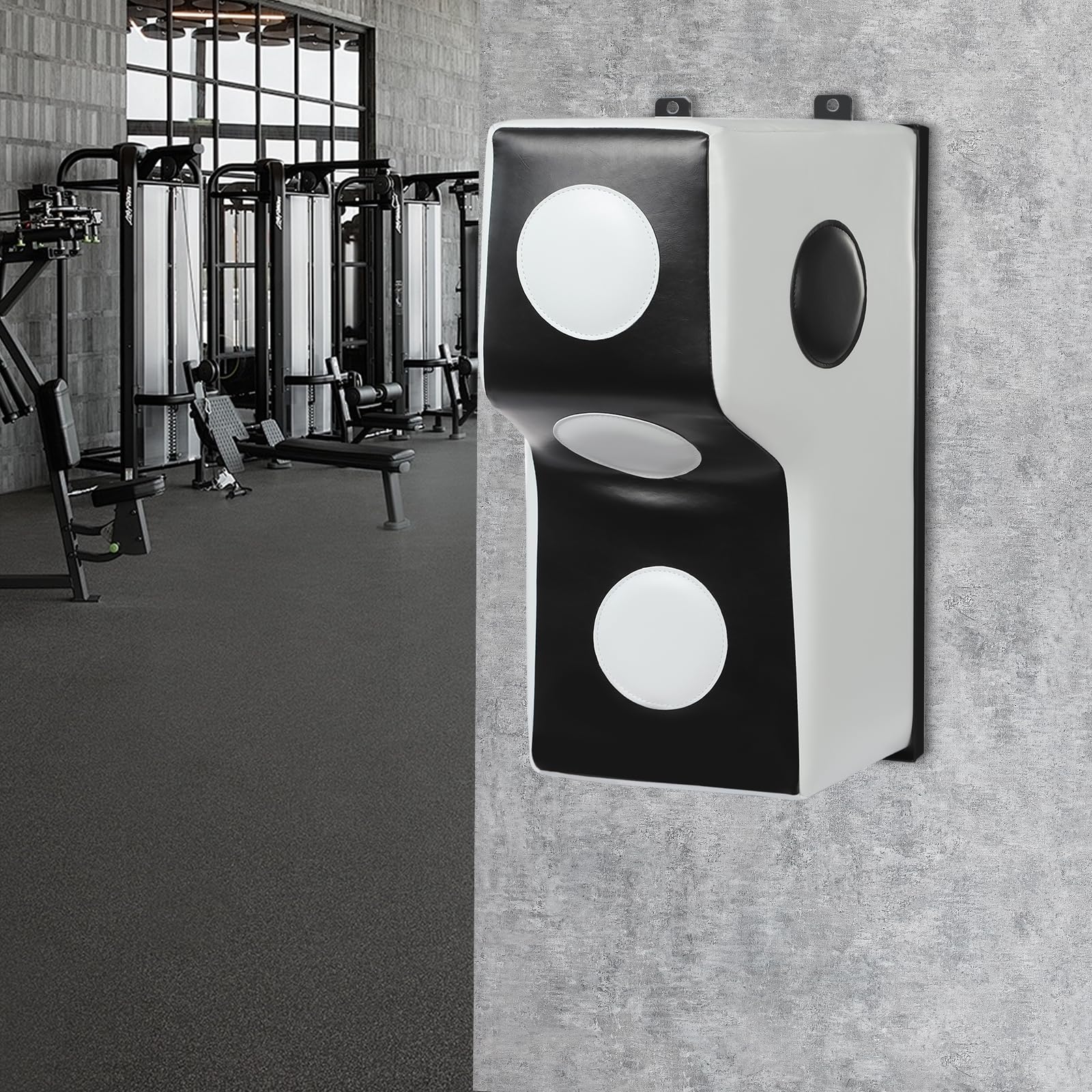 Wall Mounted Boxing Punching Bag - Heavy Duty Uppercut & Hook Training Pad for Adults - Supports Up to 881.85 lbs - Perfect for Home Gym, Bedroom, Living Room & Boxing Training