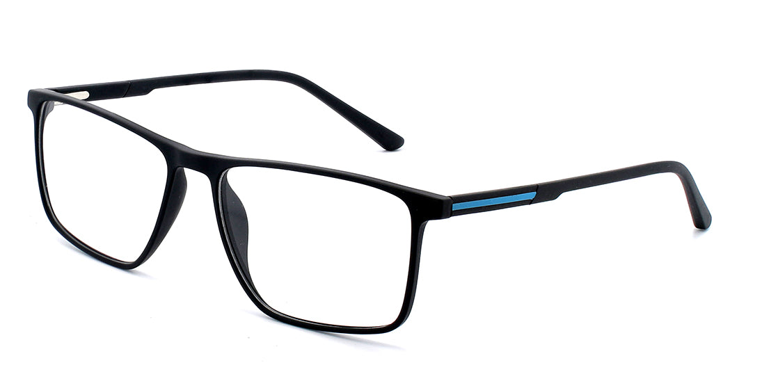 Subtle Plastic Rectangular Reading Glasses Frame ME05 08 - Lightweight Eyewear for Reading, Computer Work & Daily Use