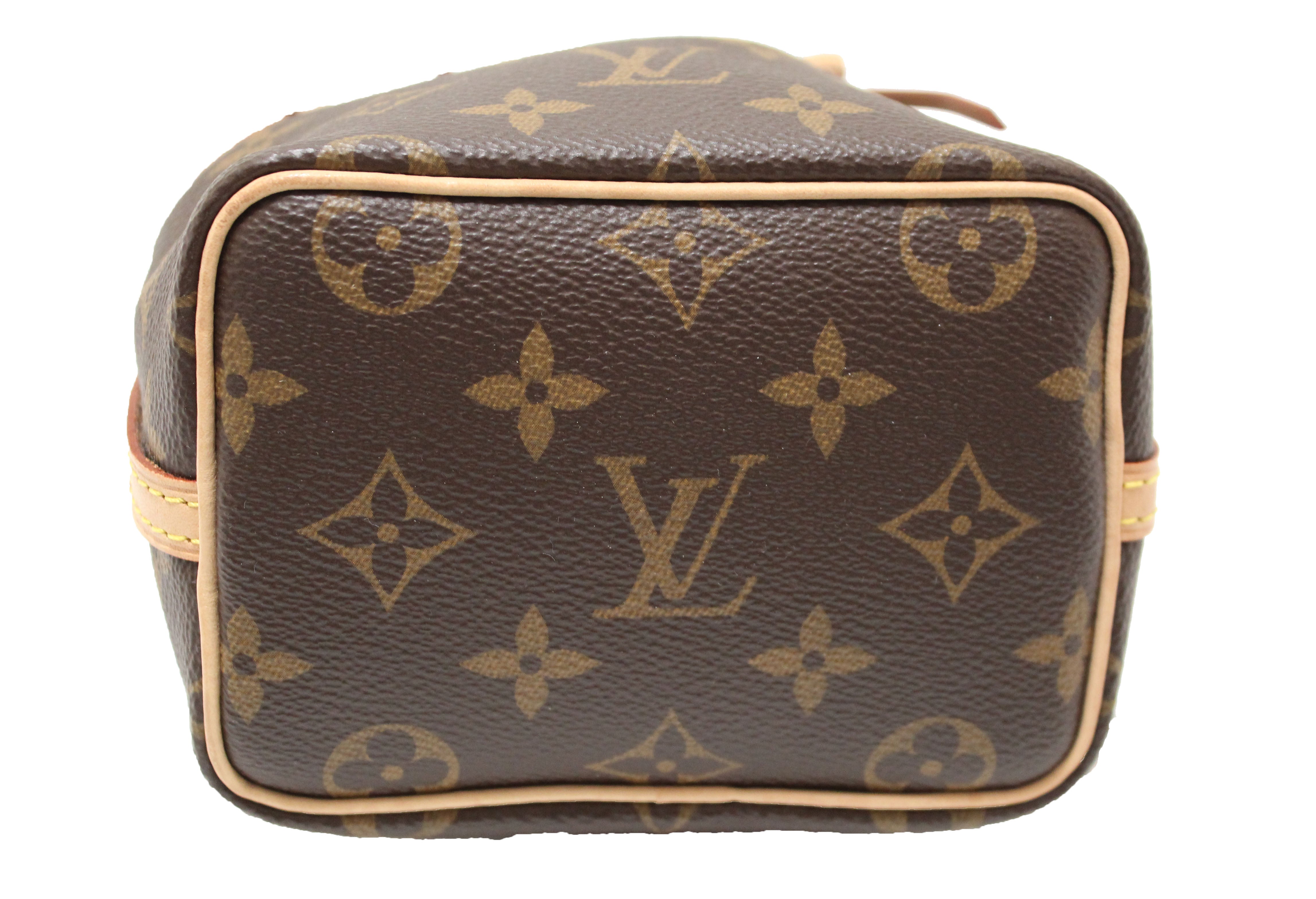 Authentic Louis Vuitton Classic Monogram Nano Noe Messenger Bag - Luxury Crossbody Purse for Women, Perfect for Travel, Shopping & Everyday Use