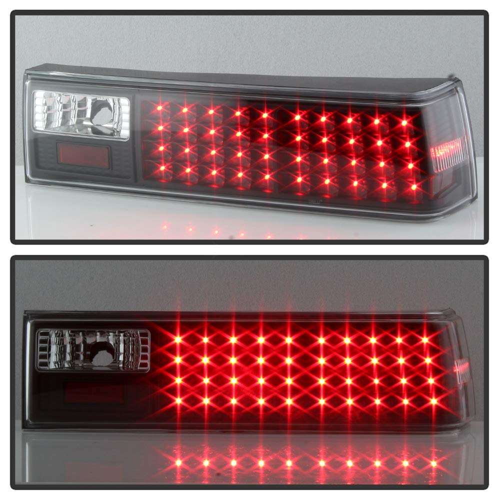 ACANII LED Tail Lights Brake Lamps for 1987-1993 Ford Mustang - Left & Right Pair - Bright & Durable Replacement Lights - Perfect for Night Driving & Car Shows