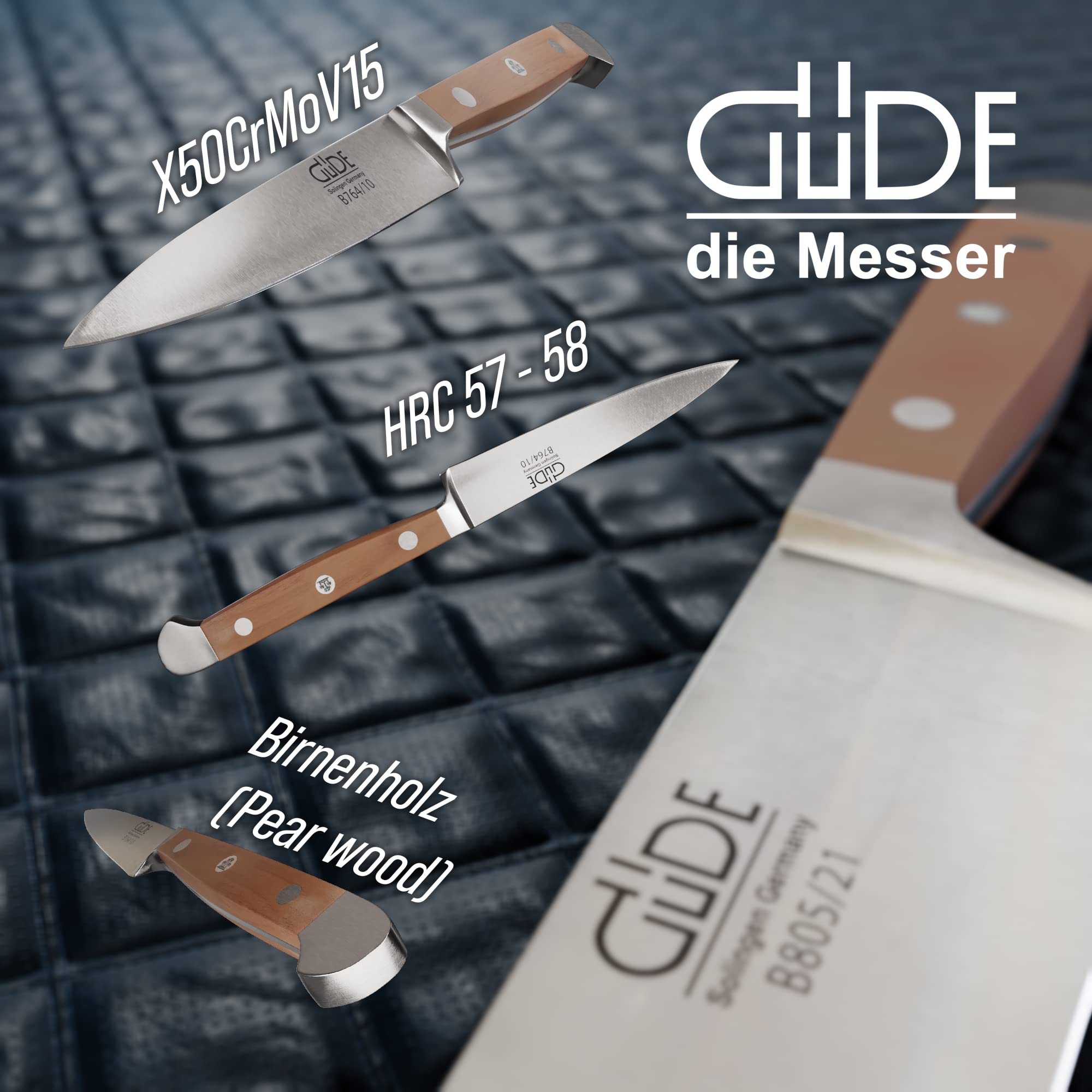 Güde Alpha Pear Series Hand Forged Paring Knife 4-inch - Premium Ice Hardened German Steel - Solingen Crafted Since 1910 - Razor Sharp Kitchen Knife for Peeling, Slicing Fruits & Vegetables - Perfect for Home Chefs & Professional Cooking
