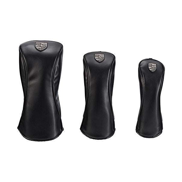 Premium Porsche Golf Club Headcovers Set of 3 - Stylish Protection for Drivers, Woods & Hybrids | Perfect Gift for Golf Enthusiasts | Ideal for Country Clubs, Tournaments & Casual Play