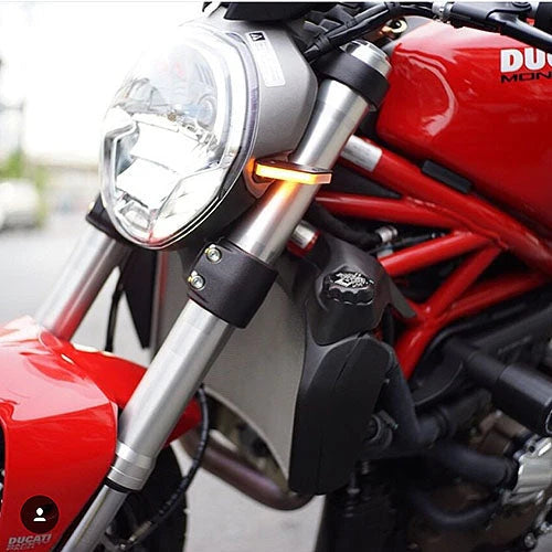 Ducati Monster 696 Front Turn Signals (2008-2014) - LED Motorcycle Indicators for Enhanced Visibility & Safety - Perfect for Night Riding & Urban Commuting