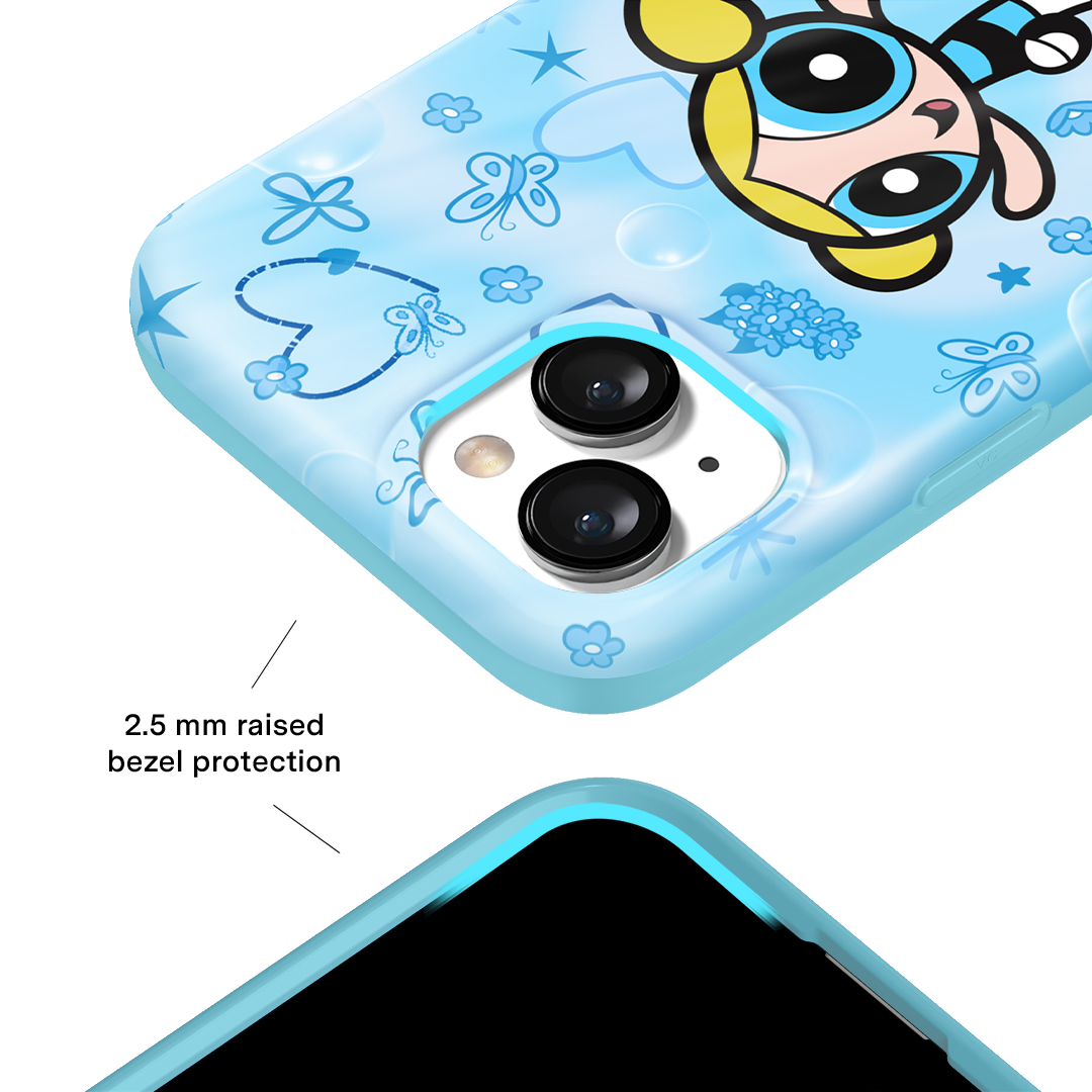 The Powerpuff Girls Bubbles iPhone Case - Cute Cartoon Character Phone Cover for iPhone 13/12/11/XR - Perfect for Kids, Teens & Fans - Great for School, Work & Everyday Use