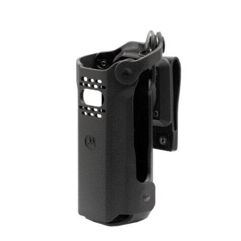 Motorola PMLN8372 APX N70 Hybrid Leather Carry Case - Durable Protective Holster for Two-Way Radios | Perfect for Police, Security & Outdoor Adventures
