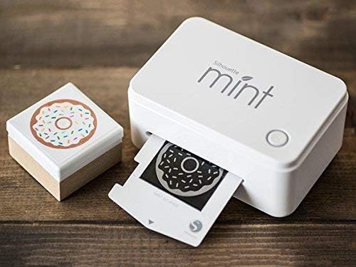 Silhouette Mint Custom Stamp Maker Kit - Personalized DIY Rubber Stamp Craft Set for Scrapbooking, Card Making & Gift Wrapping (Includes Stamp Maker & Accessories)