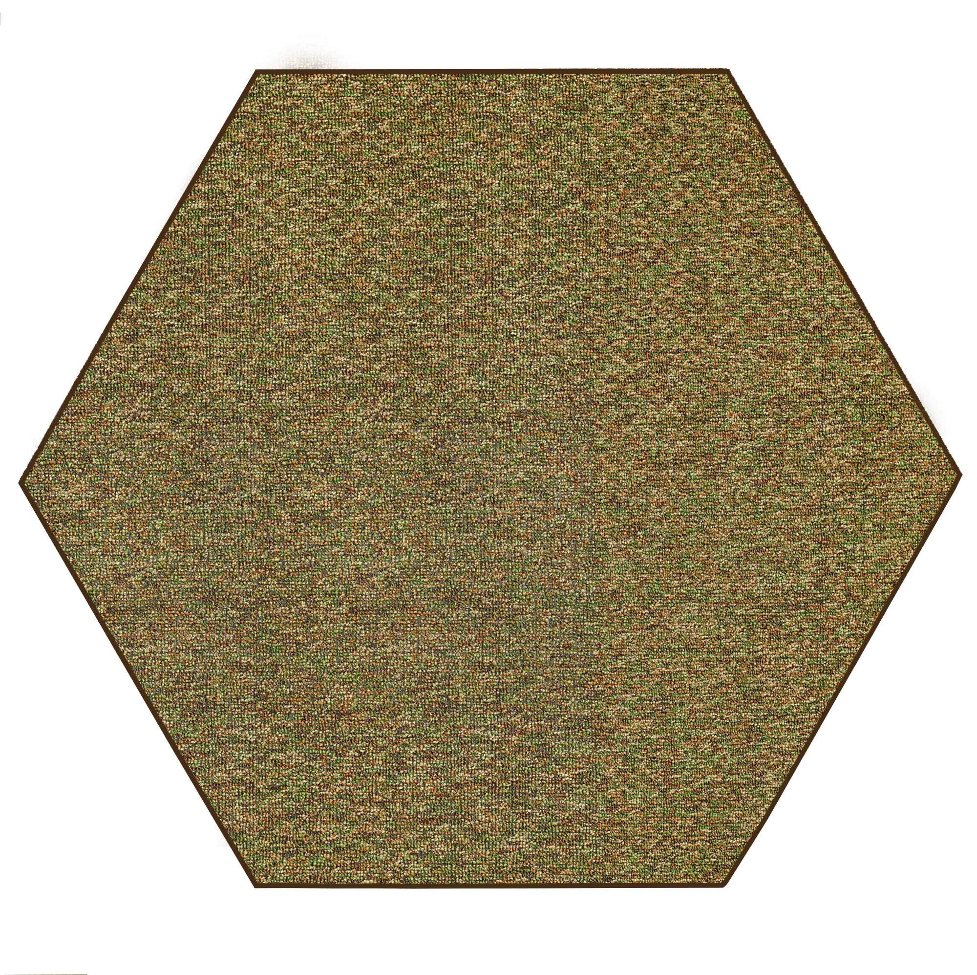 Premium Non-Slip Outdoor Artificial Turf Camo Green Hexagon Rug - 6' Waterproof Fake Grass Mat for Decks, Patios, Gazebos, Pools, Docks & Boats | Perfect for Outdoor Decor, Backyard Parties & Recreational Areas