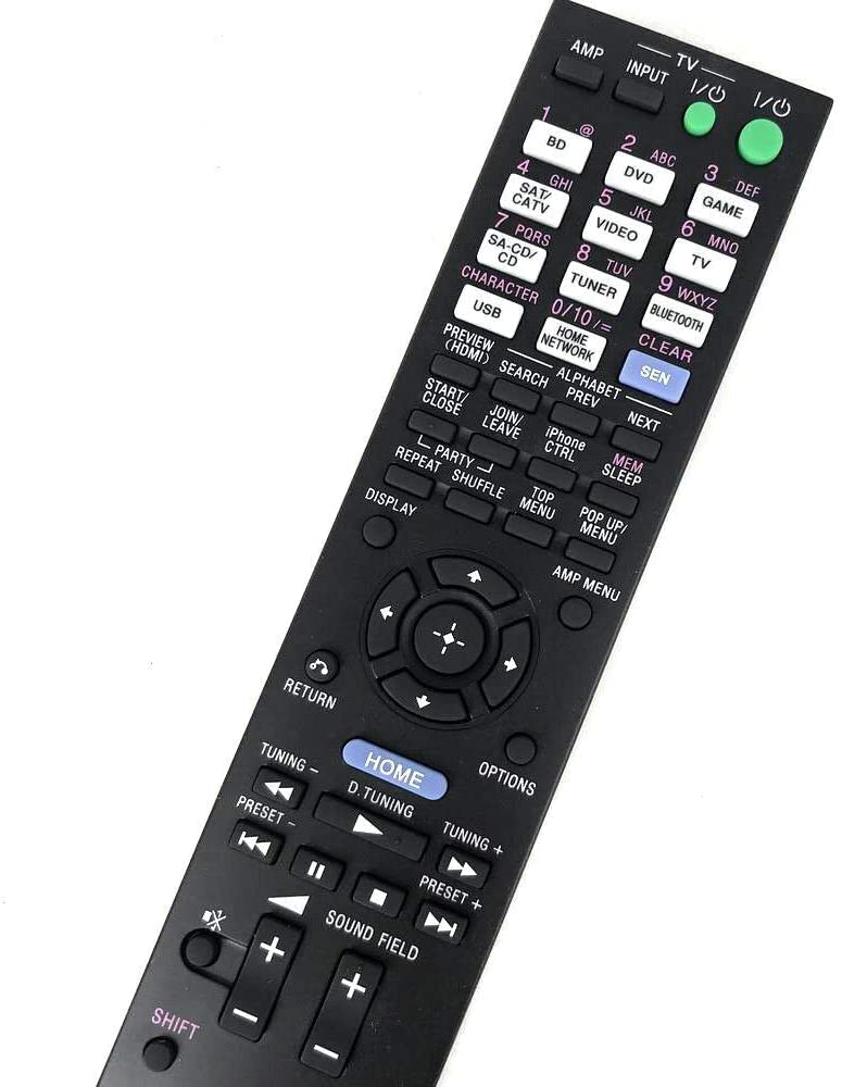 Sony STRDN840 STR-DA4600ES STRDH540 Replacement Remote Control RM-AAU170 - Compatible with STR-CT550WT, RM-AAU073, RM-AAU168, RMAAU169, RM-AAU120, RM-AAL008, RM-AAU154 - Perfect for Home Theater System & Audio Equipment Control