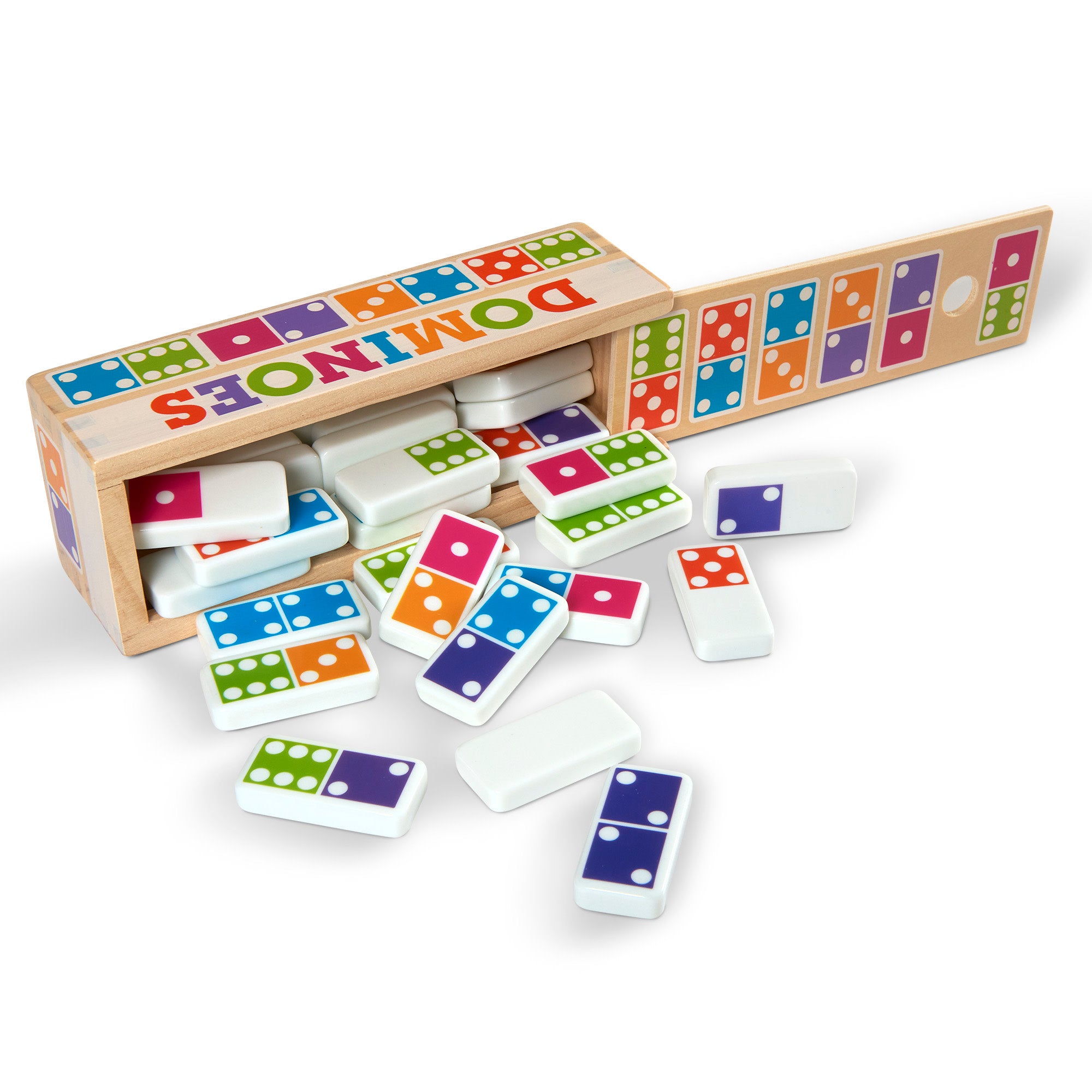 Premium Double-Six Dominoes Set - 28-Piece Classic Game for Family Fun, Parties & Game Nights - Durable & Travel-Friendly