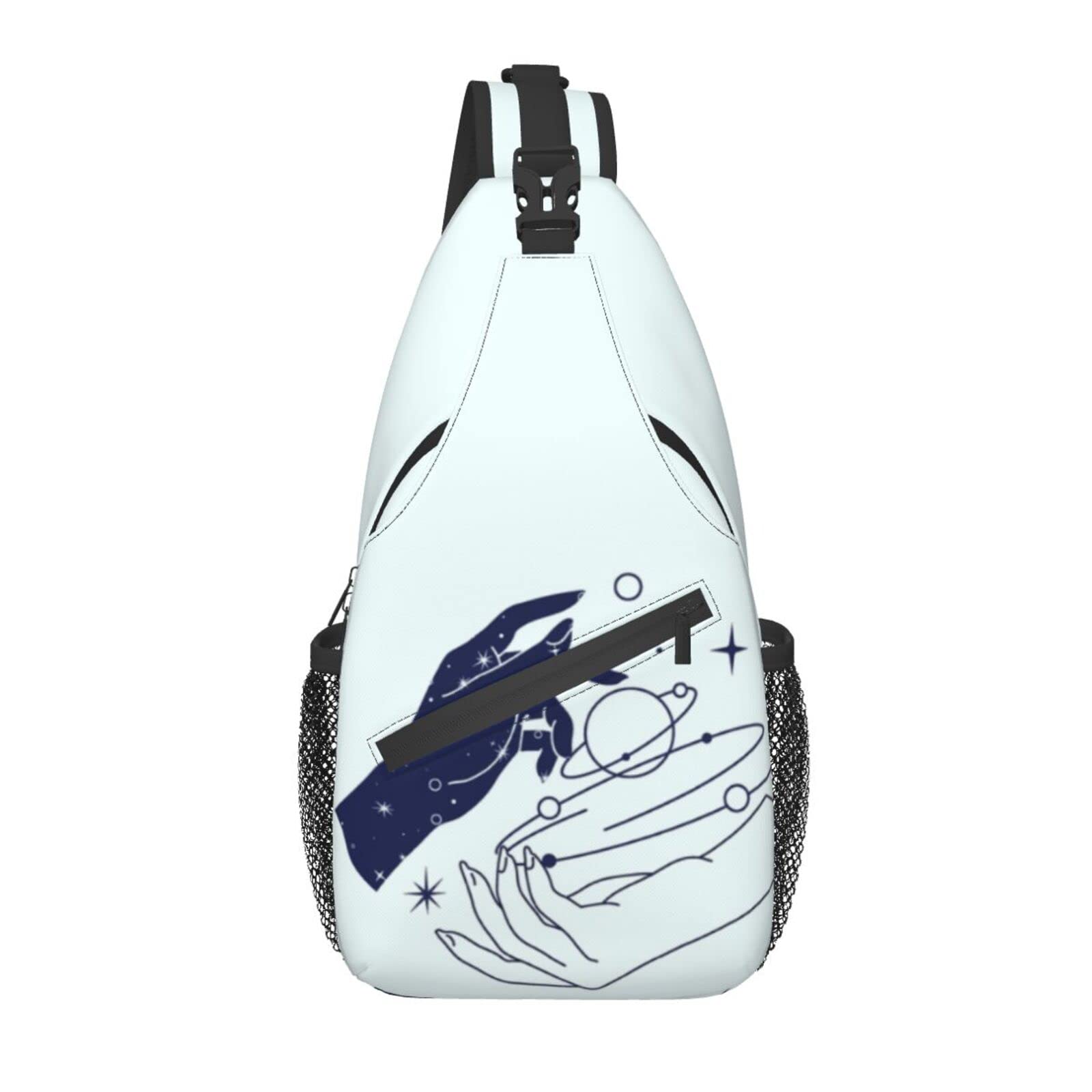 Stylish Sling Bag for Tarot & Magic Enthusiasts - Boho Planet Witch Mystic Crossbody Shoulder Backpack - Perfect for Hiking, Travel & Daily Use - Unisex Design for Men & Women