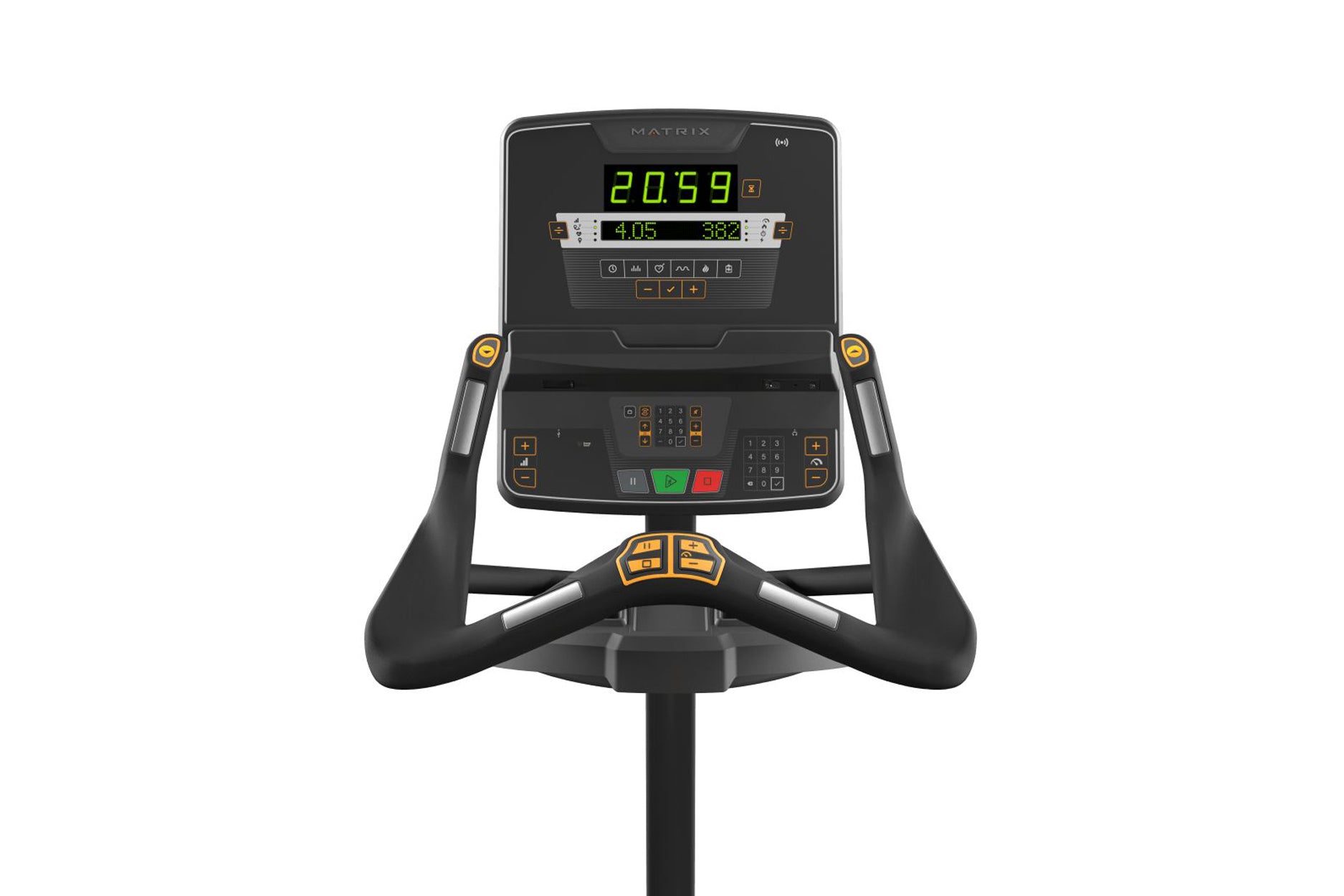 Matrix Performance Upright Exercise Bike for Home Gym - Indoor Cycling Bike with Adjustable Resistance & LCD Display - Perfect for Cardio Workouts, Weight Loss & Fitness Training