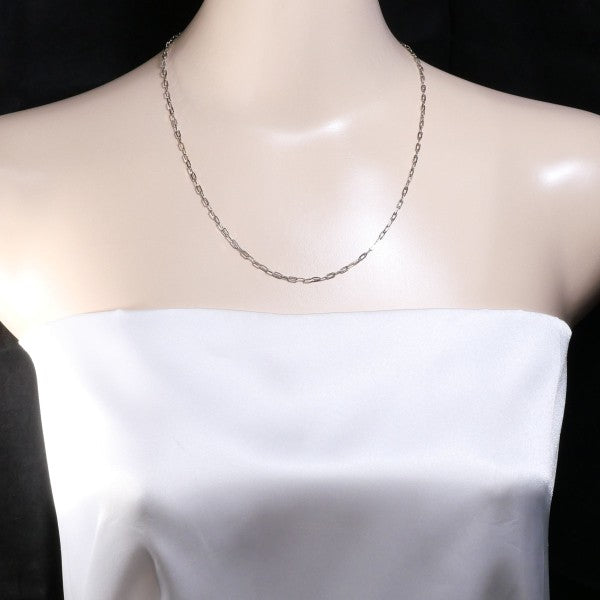 18K White Gold Necklace for Women - Elegant Dainty Chain Jewelry Gift for Her - Perfect for Weddings, Anniversaries & Special Occasions