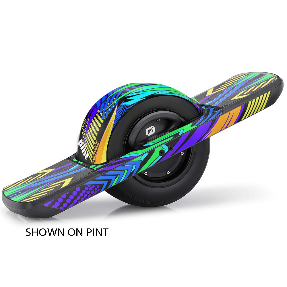 OneWheel Pint Graphics Kit - Mayhem Sonic Design with Rail & Fender Decals + Grip Tape | Earth Surf Designs by Senge Graphics Inc. | Perfect for Customizing Your Electric Skateboard & Street Riding