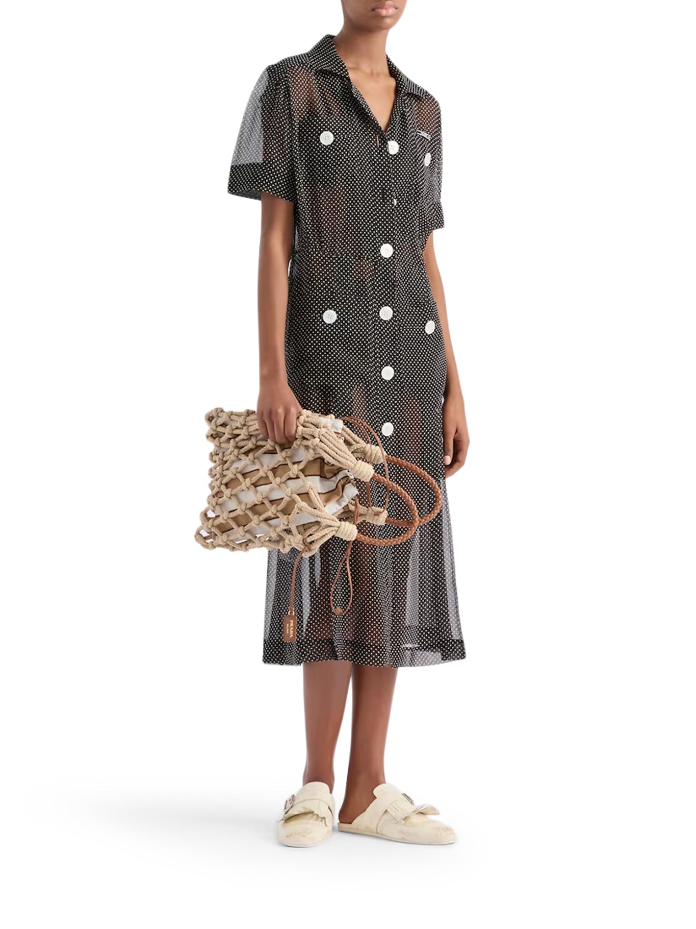 NOUÉ Medium Cotton Rope Bag - Stylish & Durable Handmade Tote for Beach, Shopping & Everyday Use