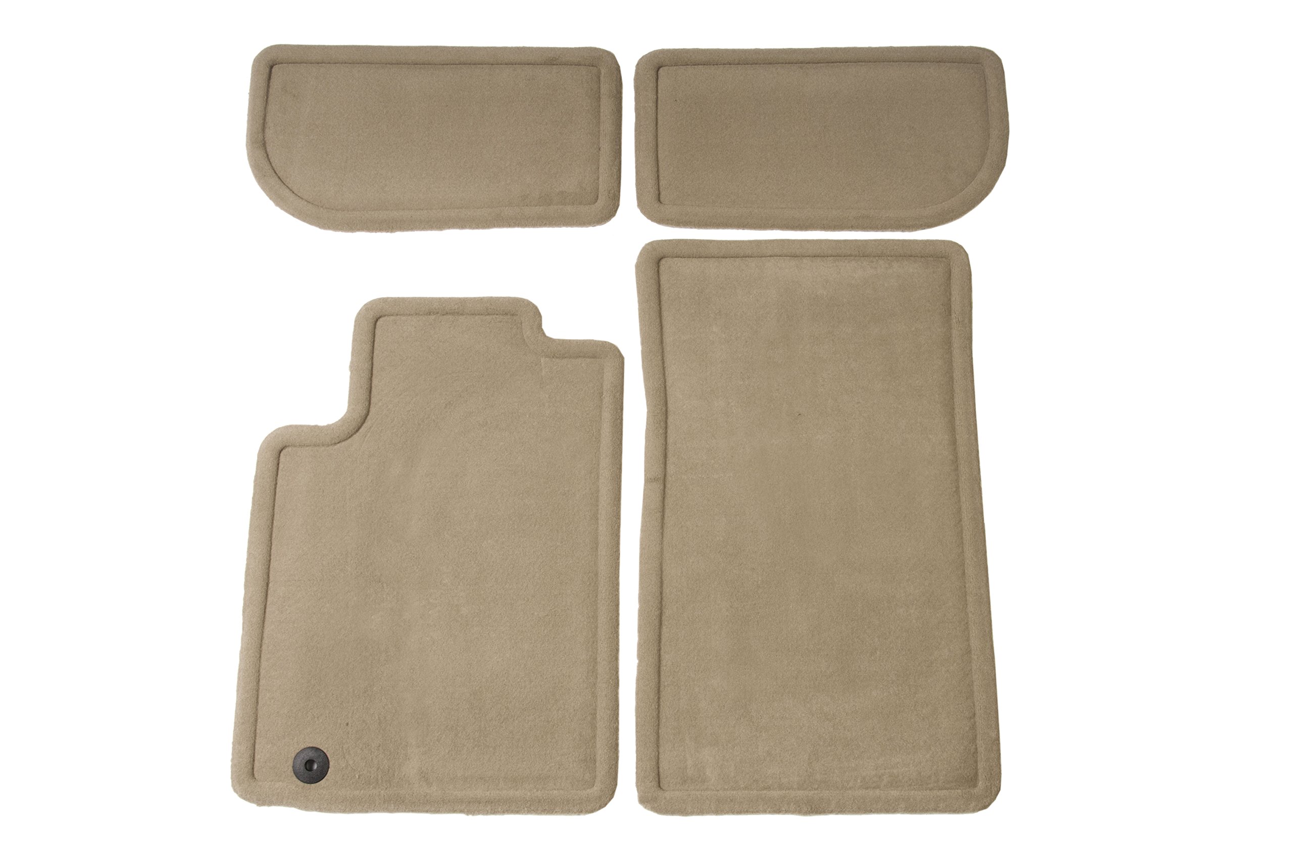 Premium General Motors Accessories 22865848 Car Floor Mats Set - Cashmere Color, Front & Rear All-Weather Protection for Cars, SUVs & Trucks | Perfect for Daily Commute, Family Road Trips & Winter Weather