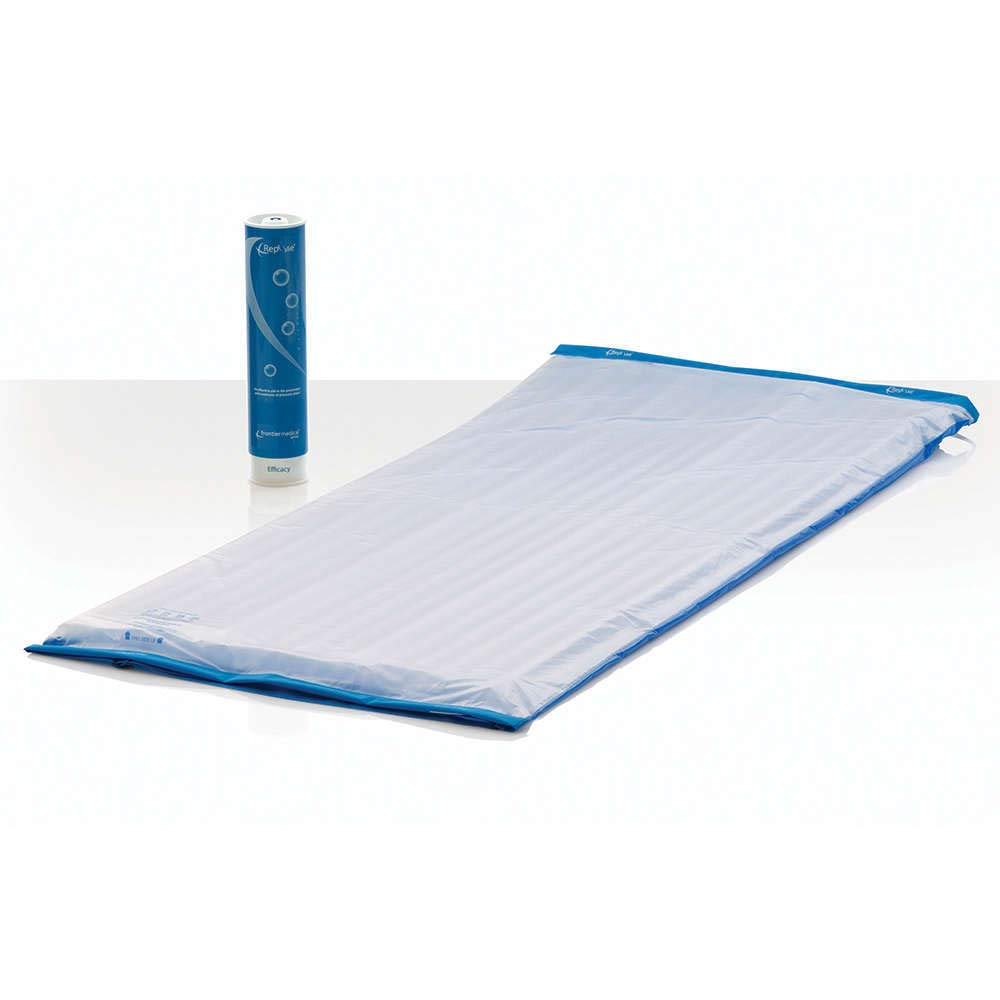 NRS Healthcare Repose Air Filled Mattress Overlay for Pressure Relief & Comfort - Ideal for Home Care, Hospitals & Elderly Pressure Sores Prevention