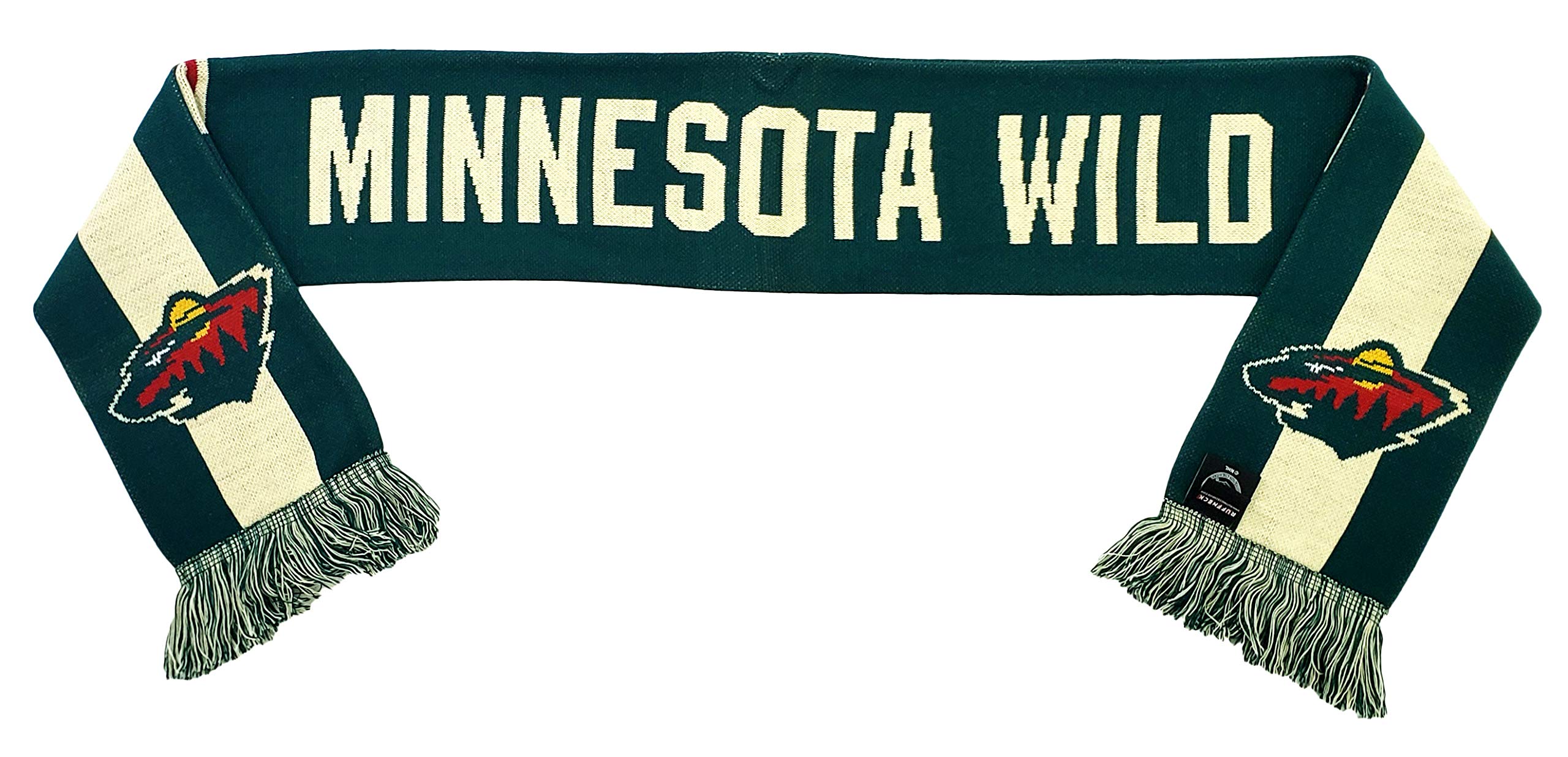 RUFFNECK NHL Home Jersey Scarf - Officially Licensed Team Logo - Warm Winter Knit Scarf for Men & Women - Perfect for Hockey Games, Tailgating & Cold Weather Fan Gear