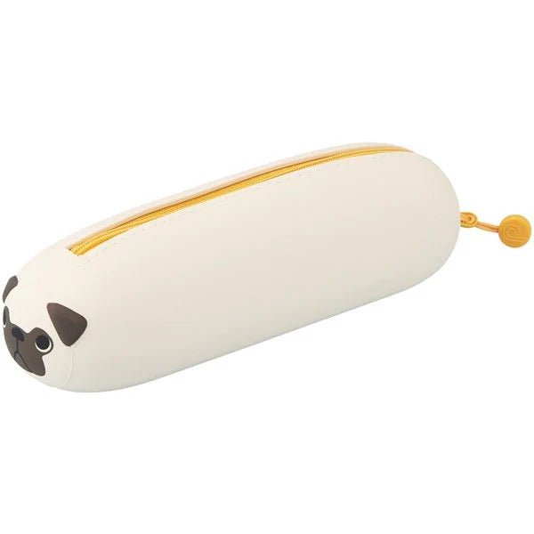 PuniLabo Nekorobi Cat Pen Pouch Case - Cute Stationery Organizer for School, Office & Travel - LIHIT LAB Collection