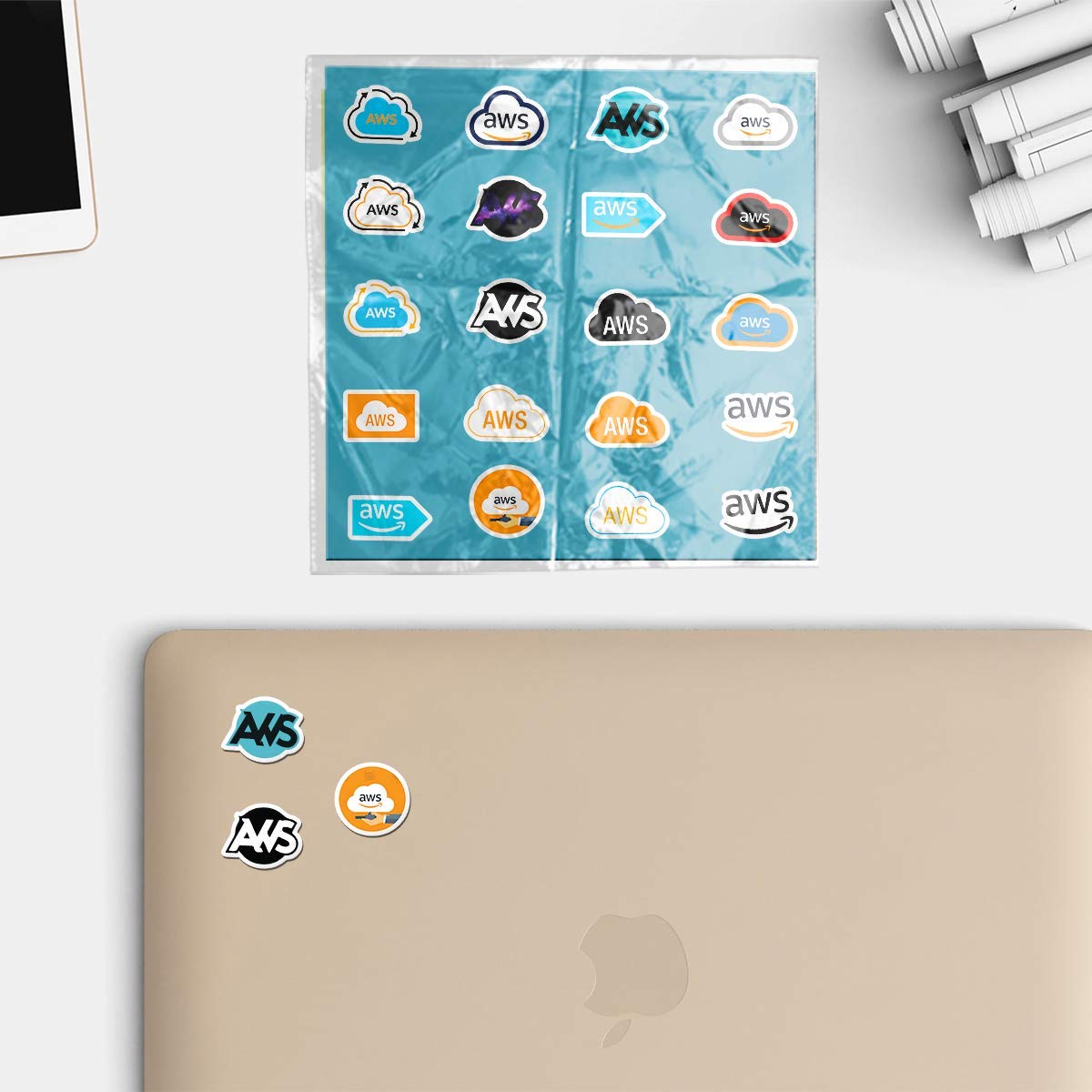 20 PCS Aesthetic Vinyl Stickers - Colorful, Waterproof Decals for Water Bottles, Laptops, Cars, Bikes, Luggage, Guitars & Skateboards | Perfect for Personalizing Your Belongings & Adding Style to Everyday Items