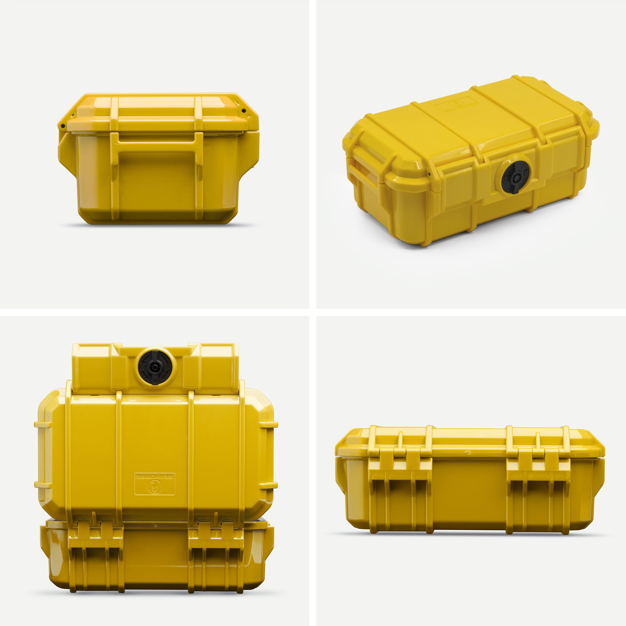 **Evergreen 57 Waterproof Dry Box Protective Case - Military Spec, USA Made - Secure Storage for Cameras, Phones, Ammo, Survival Gear - Ideal for Camping, Hiking, Boating & Water Sports (Yellow)**    *(Perfect for outdoor adventures, emergency preparedness, and protecting valuables from water, dust, and impacts.)*
