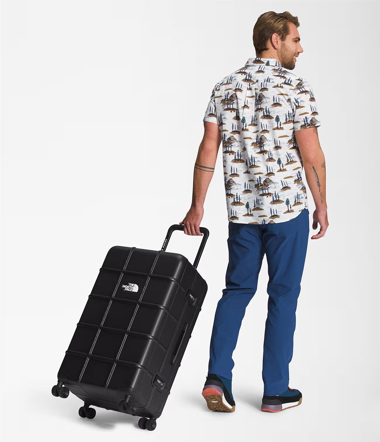 The North Face All Weather 4 Wheeler 30-Inch Large Rolling Luggage - Durable Spinner Suitcase for Travel, Business Trips & Adventure Vacations