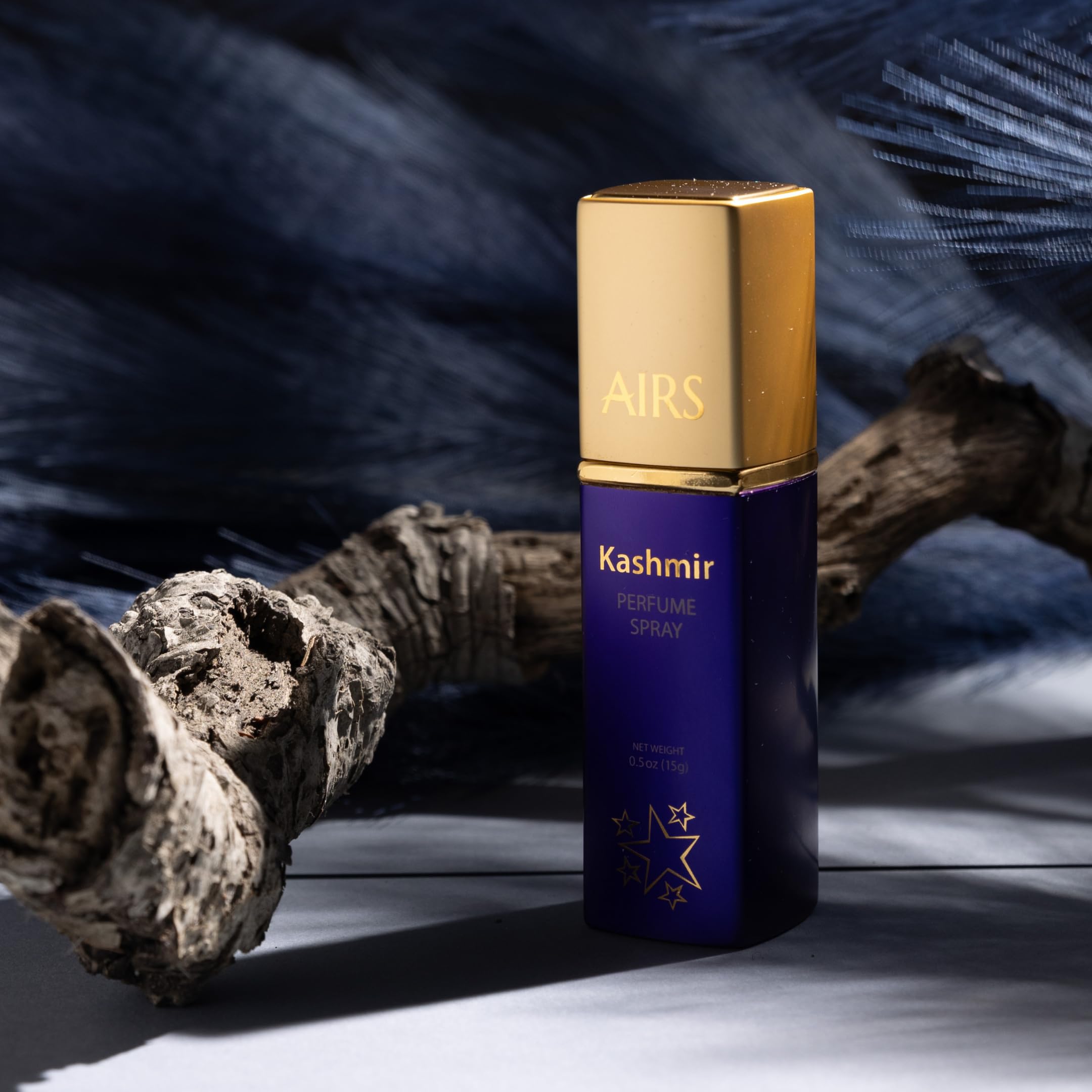 Premium Kashmir Quick Twist-Up Perfume Spray - Long Lasting Luxury Fragrance Mist for Women & Men, 0.5 oz (15ml) + 2 Travel Size Samples, Perfect for Gifting, Everyday Wear & Special Occasions