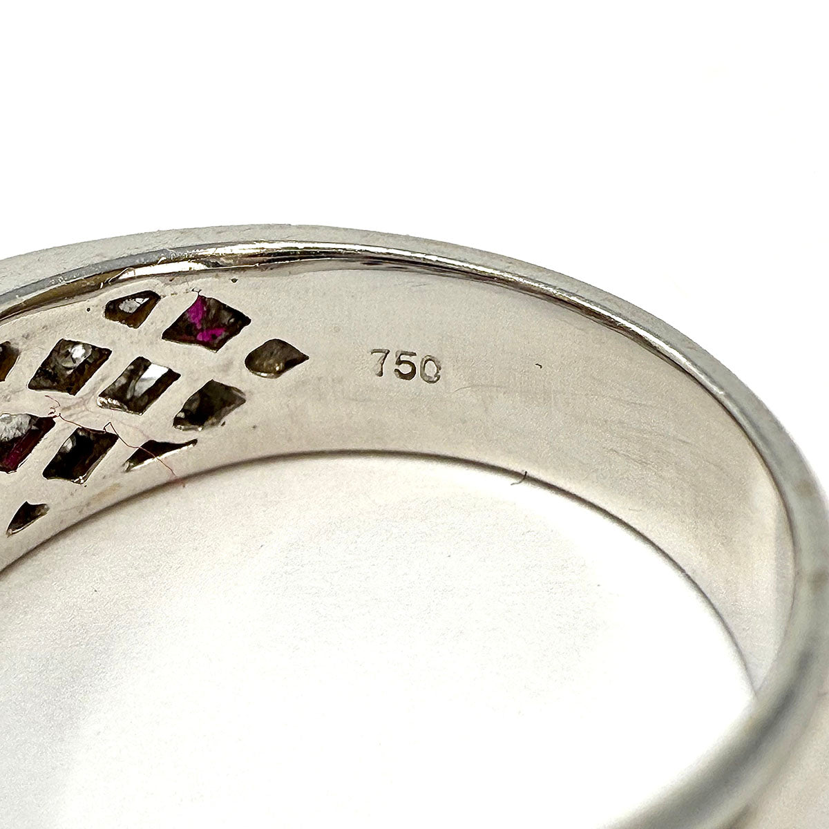 18K Gold Ring with Genuine Rubies and Diamonds - Elegant Jewelry for Weddings, Anniversaries & Special Occasions