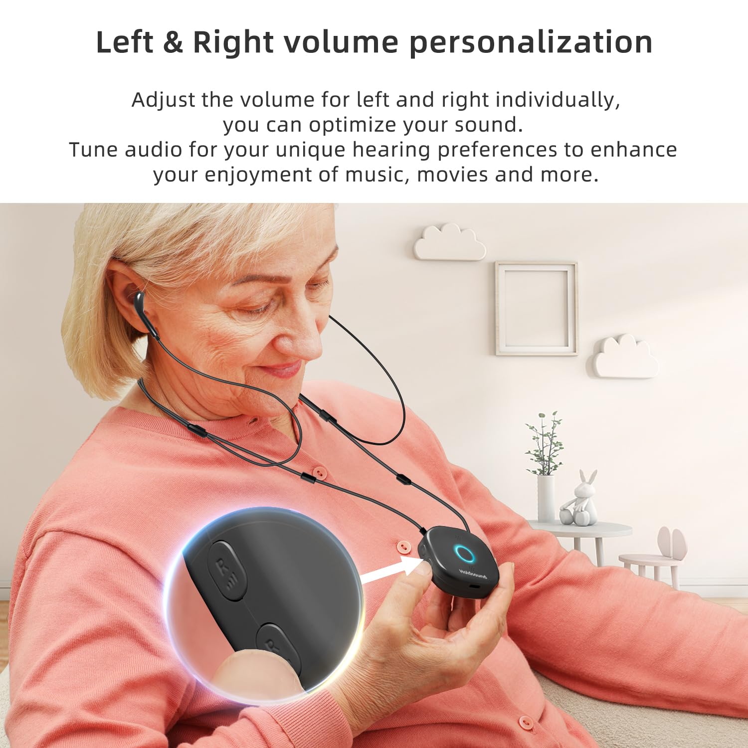 **Wireless TV Headphones for Seniors – Comfortable Bluetooth Earbuds with USB & Optical Transmitter, 15-Hour Battery, 100ft Range, No Delay – Ideal for TV Watching, Movies, and Hearing Assistance (Black)**
