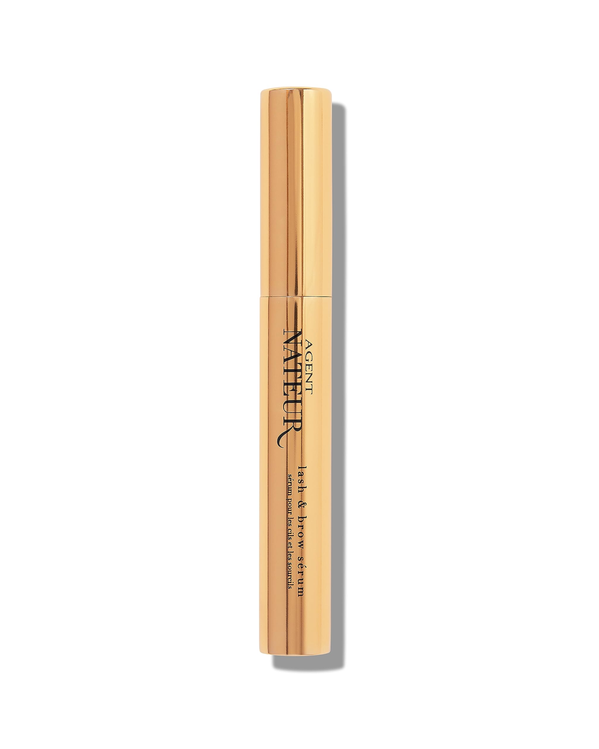Agent Nateur Natural Lash & Brow Growth Serum - Vegan, Cruelty-Free, Non-Toxic Clean Beauty Formula (0.17 oz) | Enhance Eyelashes & Eyebrows for Fuller Look - Perfect for Daily Beauty Routine & Special Occasions