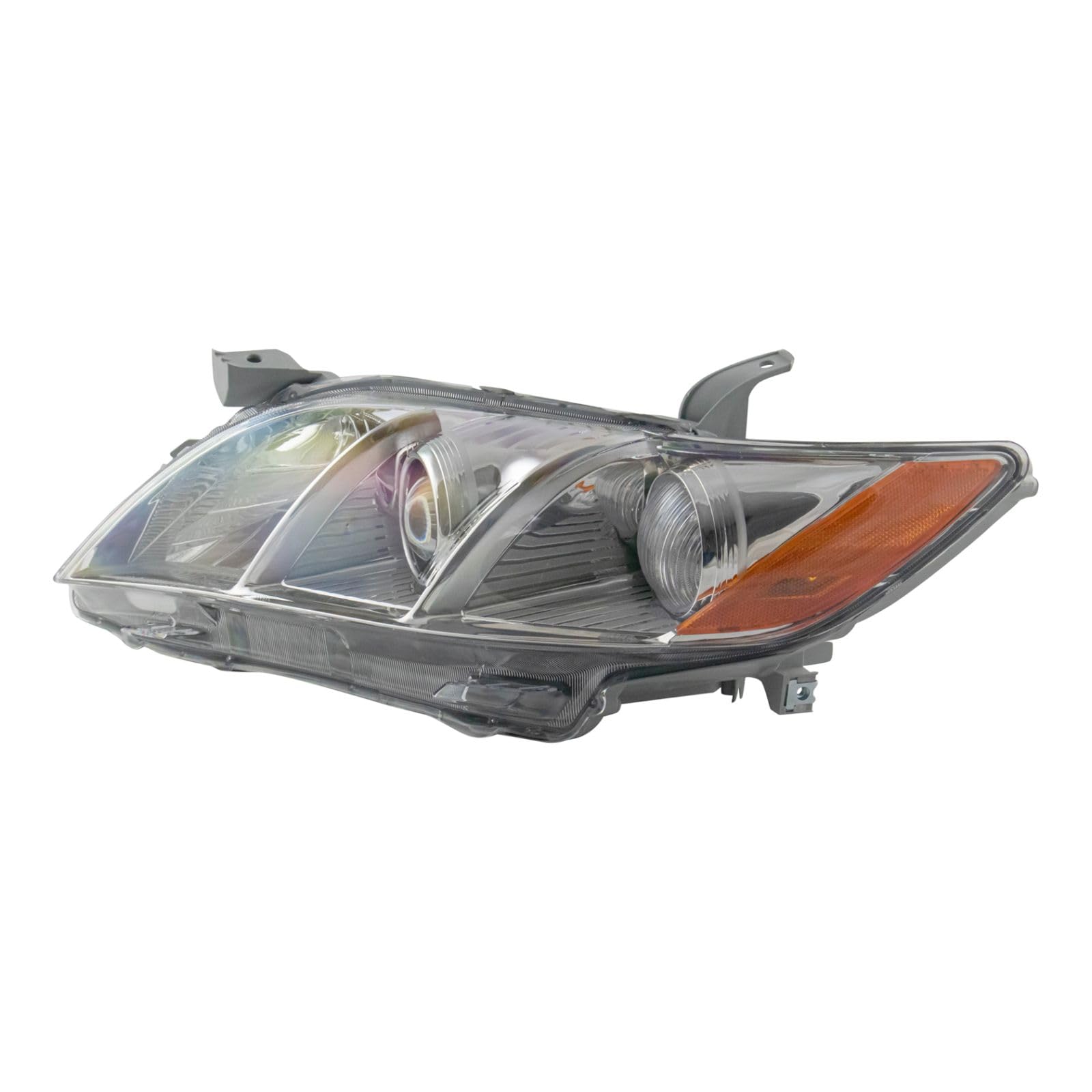2007-2009 Toyota Camry Headlight Assembly Set - Driver & Passenger Side Replacement Headlights (TO2518105 TO2519105) - Perfect for Night Driving & Foggy Conditions