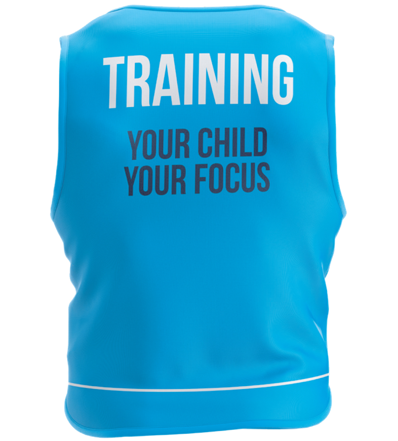 Professional Pool Lifeguard Training Bib - High Visibility Safety Vest for Swim Instructors & Lifeguards - Perfect for Water Safety Training, Swim Lessons & Emergency Drills