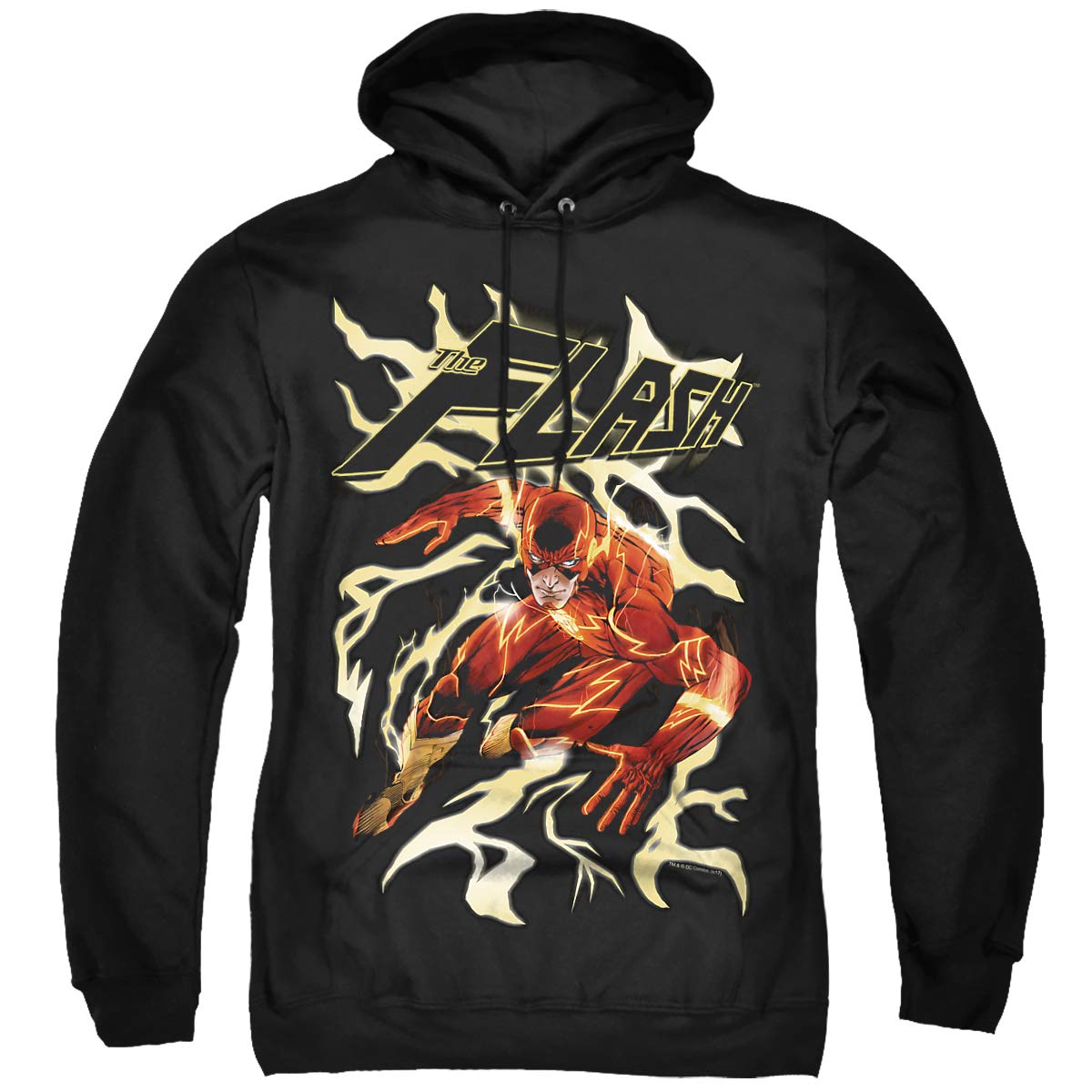 Trevco JLA Electric Run Unisex Adult Pullover Hoodie - Lightweight & Comfortable for Running, Gym Workouts & Casual Wear