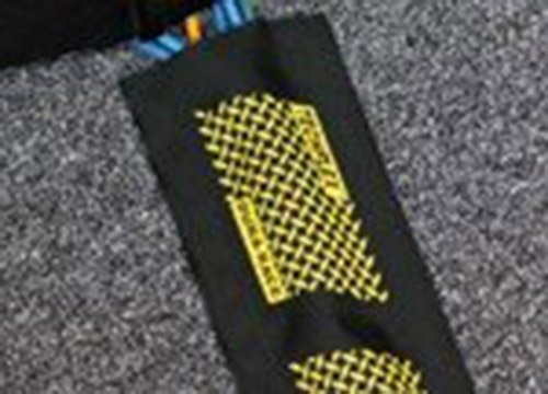 Electriduct 5-Inch Wide Dura Race Carpet Cord Cover - Heavy Duty Cable Protector with Hook & Loop Fastener - 25ft Black Wire Concealer with Yellow Safety Stripe - Ideal for Home Theater, Office, and Workshop Cable Management