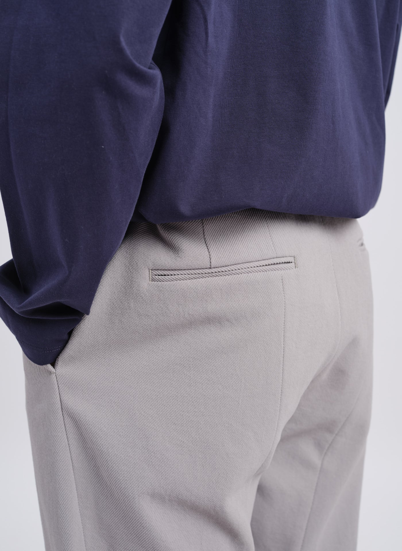 Solotex Gabardine Work Pants - Ankle Length Tapered Slim Fit Trousers for Men | Professional Office & Business Casual Wear