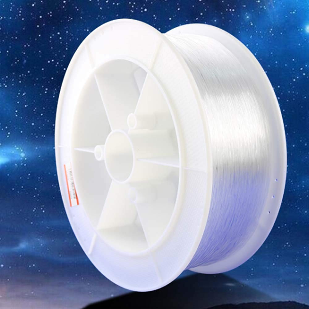 PMMA End Glow Optic Fiber Cable - 3.0mm x 150m Roll for LED Ceiling Sky Light & Home Theater Decoration | Perfect for Starry Night Effects in Bedrooms, Theaters, and Commercial Spaces