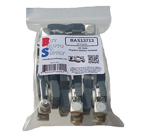 Top Post Negative Battery Terminal (10-Pack) - Direct Fit Replacement for Toyota 90982-06022 & GM 92199463 - Auto Battery Terminal Connector for Automotive, Marine & RV Batteries - Durable Aftermarket Car Battery Parts