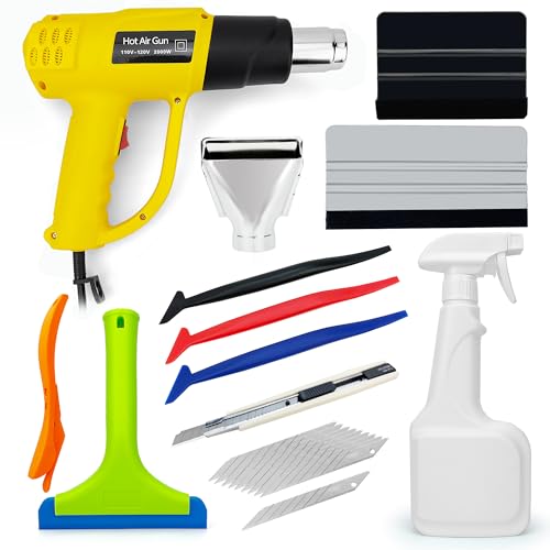 with heat gun