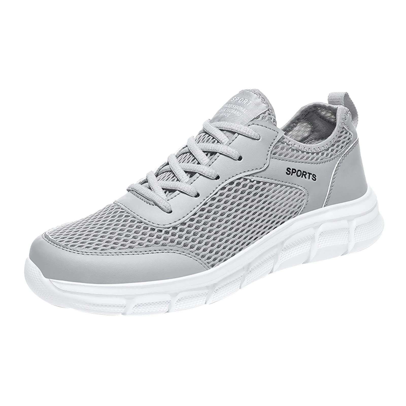 EnJoCho Men's Breathable Mesh Sneakers - Lightweight Summer Casual Shoes for Walking, Running & Outdoor Activities