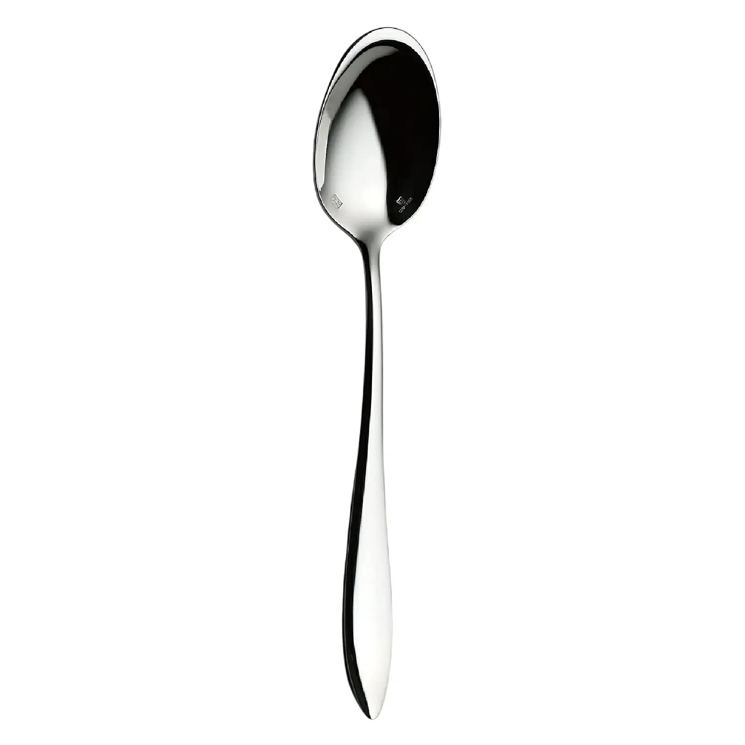 Luckywood Veloute Premium Stainless Steel Dessert Spoon Set - Elegant Tea & Coffee Spoons for Desserts, Ice Cream, Yogurt, and Party Serving (6-Piece)