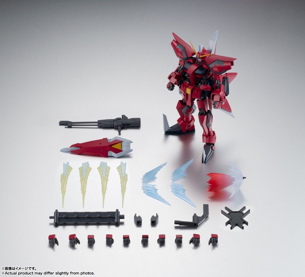 Bandai Robot Spirits Gundam Seed GAT-X303 Aegis Gundam ver. A.N.I.M.E. Action Figure - High-Quality Collectible Model Kit for Anime Fans & Display
