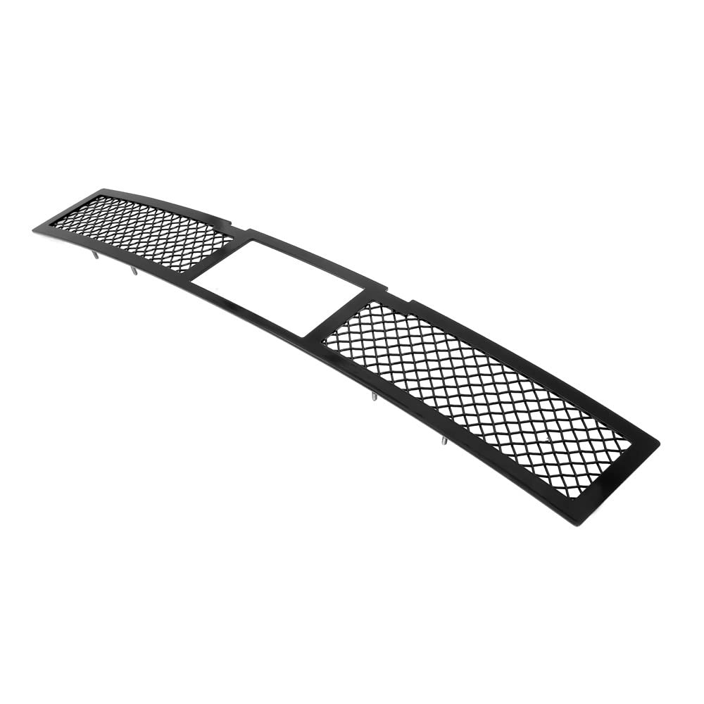 APS Compatible with Ford Ranger 2019-2023 Lower Bumper Grille Insert - Stainless Steel Black Mesh Front Grill for Adaptive Cruise Control | F75191H | Off-Road & Street Style Upgrade