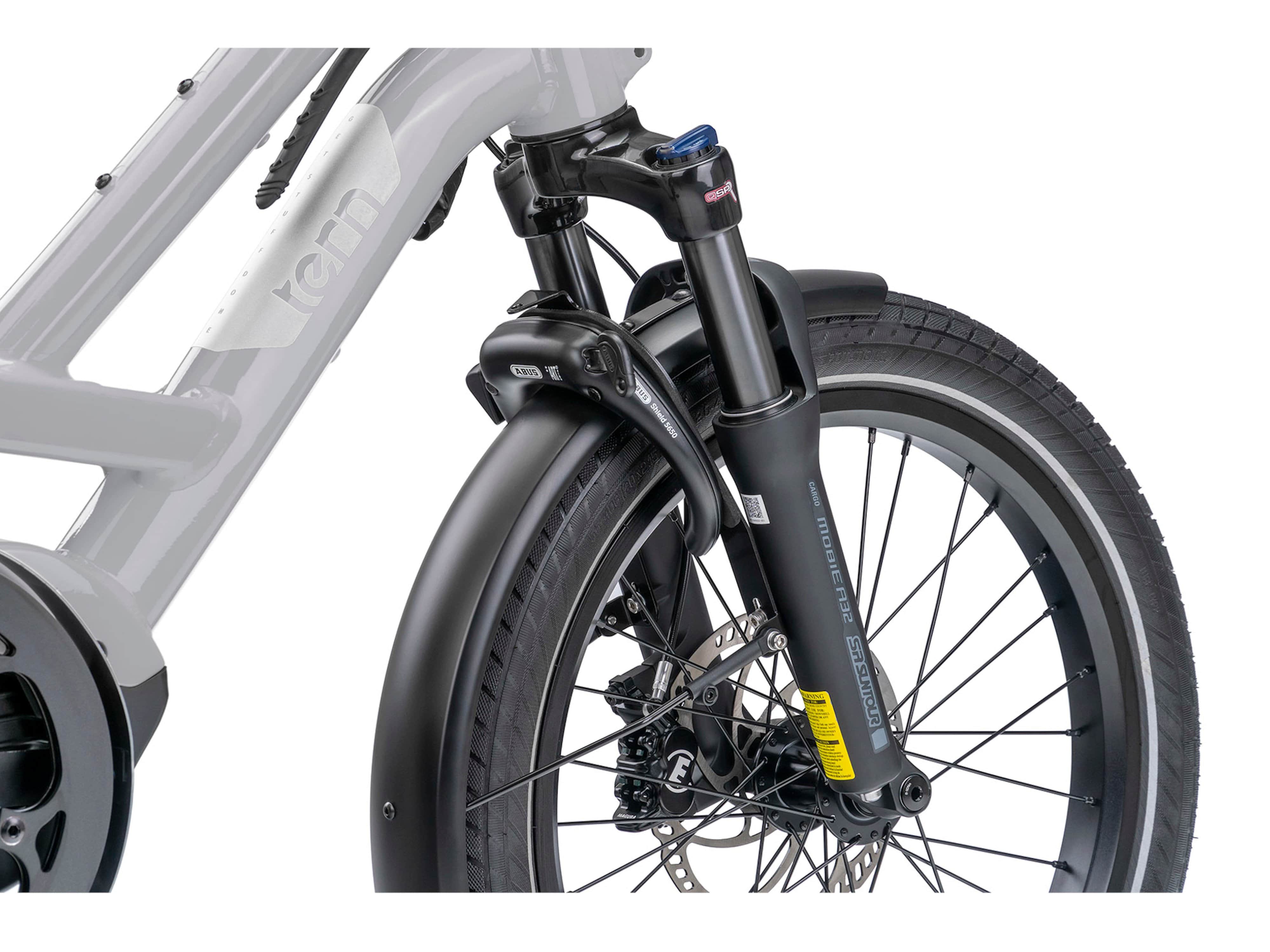 Tern GSD R14 Electric Cargo Bike - High-Capacity Utility Bicycle for Urban Commuting, Grocery Shopping & Family Transport