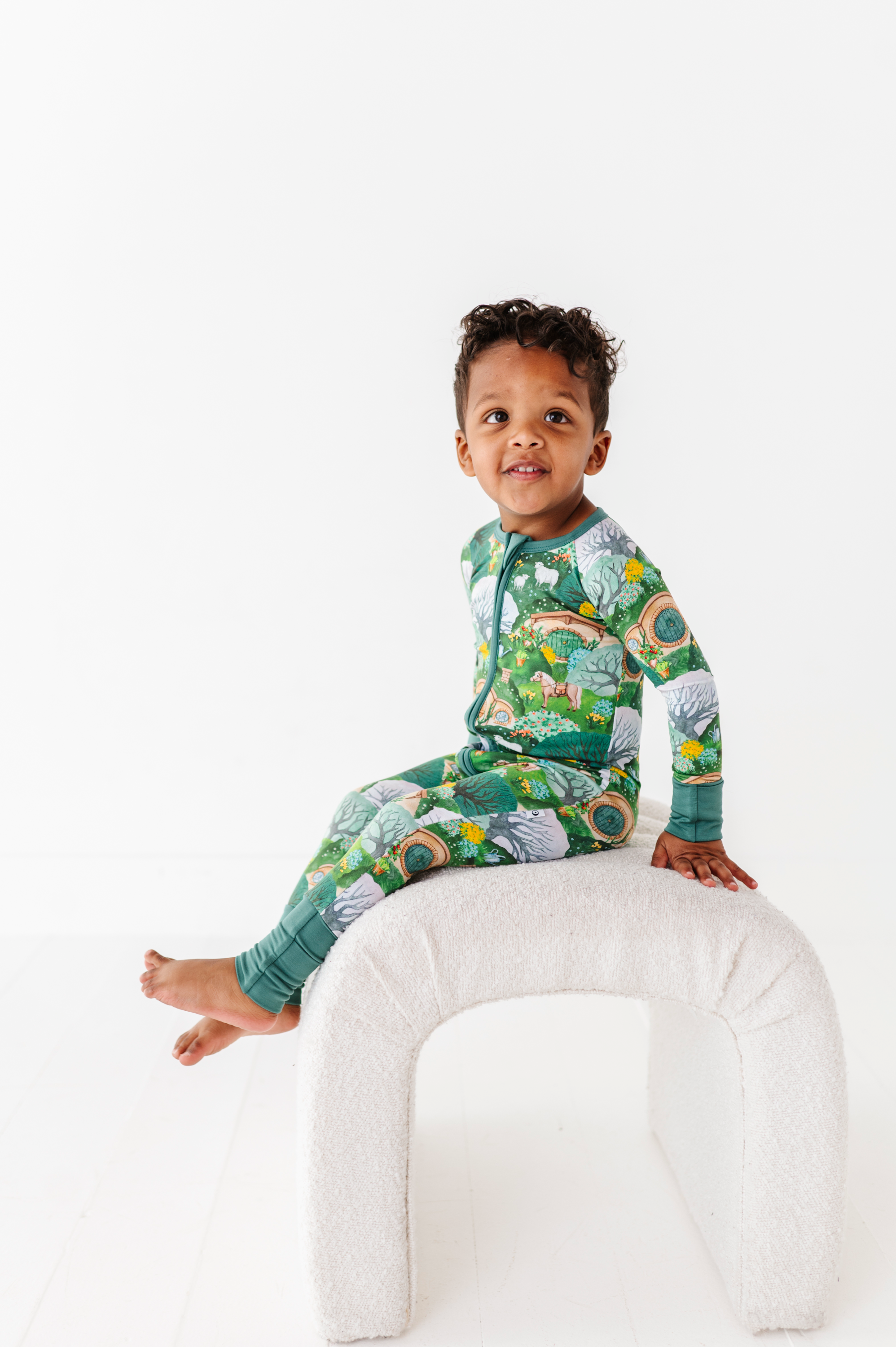 The Shire™ In Bloom Zip Romper - Baby Girls' Floral Printed Jumpsuit with Front Zipper | Perfect for Spring Outfits, Photoshoots & Playdates