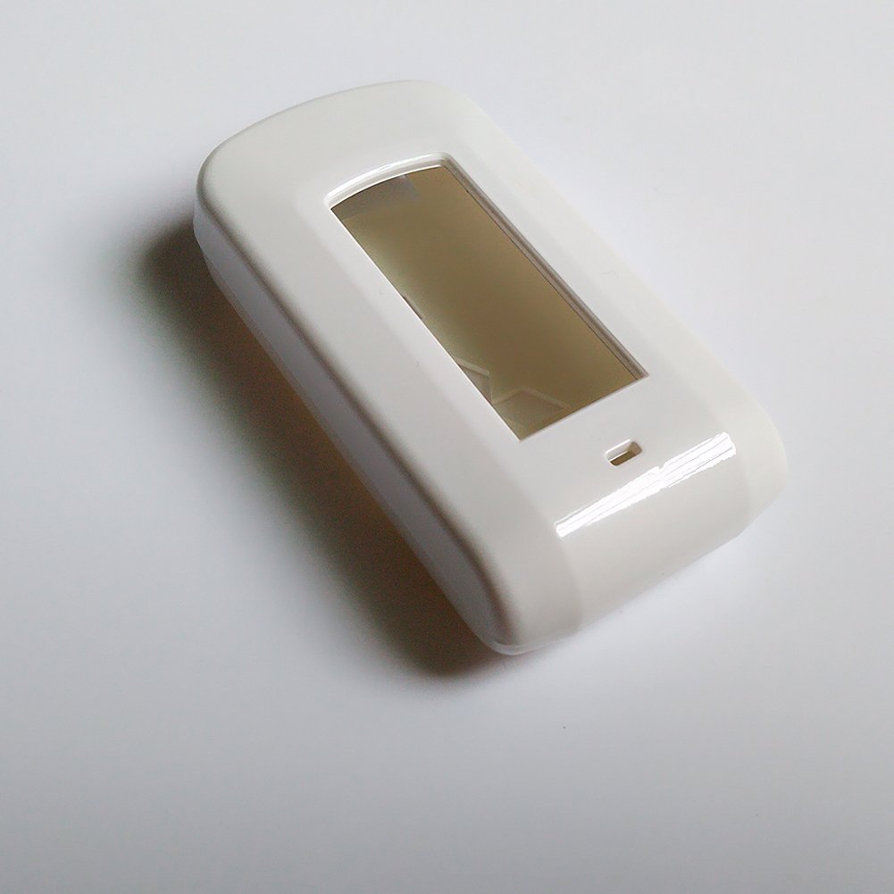Premium ABS Car Remote Keyless Entry Key Case Cover Fob Holder for Mitsubishi ASX Outlander Lancer EX - Durable Protection & Stylish Design (White) - Perfect for Daily Commute & Travel Accessories