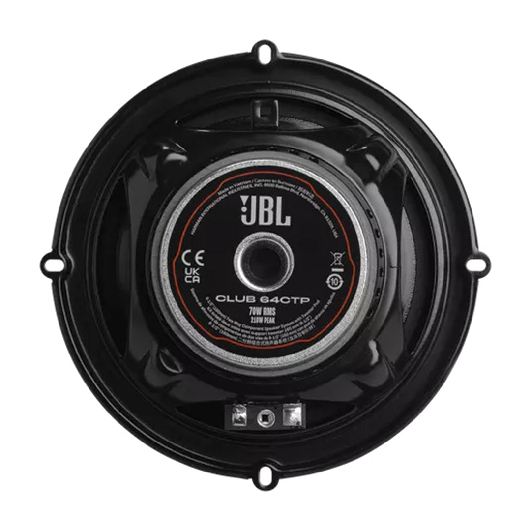 JBL CLUB64CTP 6.5-Inch 2-Way Component Car Speakers with Tweeter Pod - Premium Sound for Cars, Trucks & SUVs - Perfect for Music Lovers & Audio Enthusiasts