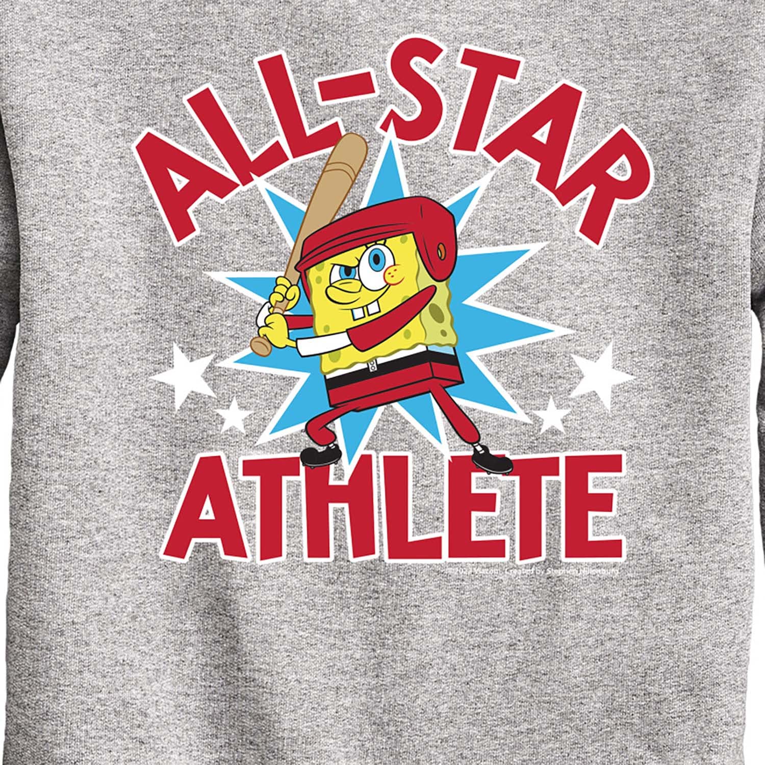 HYBRID APPAREL Spongebob Squarepants American All Star Fleece Sweatshirt for Toddler & Youth | Soft Crewneck Pullover | Cartoon Character Hoodie for Kids, Boys & Girls | Perfect for School, Playdates & Family Outings